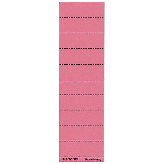 Leitz Beschriftungsschild ALPHA® 60 x 21 mm (B x H) 190g/m² Karton rot 100 St./Pack.