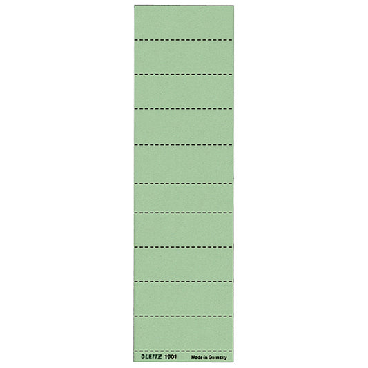 Leitz Beschriftungsschild ALPHA® 60 x 21 mm (B x H) 190g/m² Karton grün 100 St./Pack.