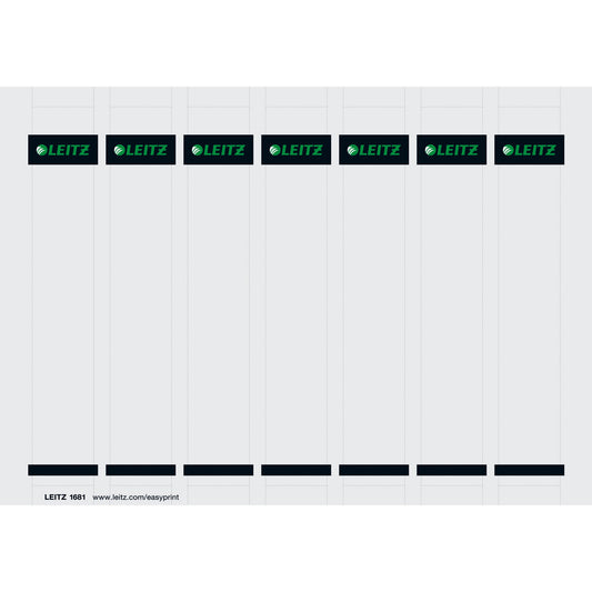 Leitz Rückenschild schmal/kurz 31 x 190 mm (B x H) grau 175 St./Pack.