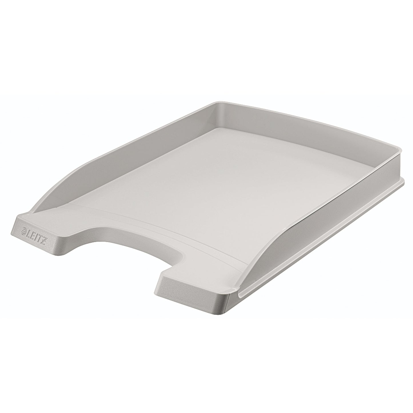 Leitz Briefablage Plus flach DIN A4 Polystyrol Farbe: grau
