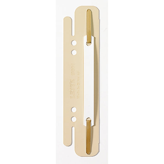 Leitz Heftstreifen ALPHA® 3,8 x 15,8 cm (B x H) PVC-Hartfolie sand 25 St./Pack.