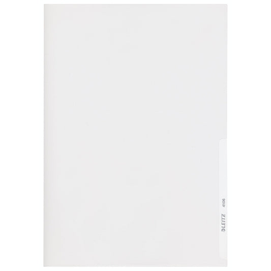 Leitz Sichthülle Premium DIN A4 150µm oben, rechts offen dokumentenecht PVC-Hartfolie glasklar glänzend 100 St./Pack.