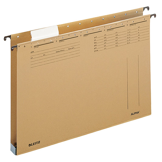 Leitz Hängesammler ALPHA® DIN A4 Natronkarton, 100 % recycelt naturbraun