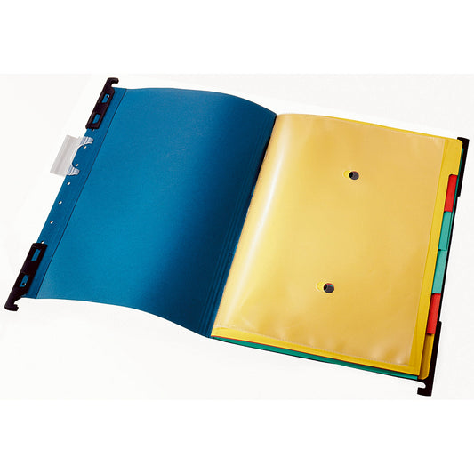 Leitz Hängemappe Alpha Divide it Up DIN A4 320g/m² Manilakarton, laminiert blau