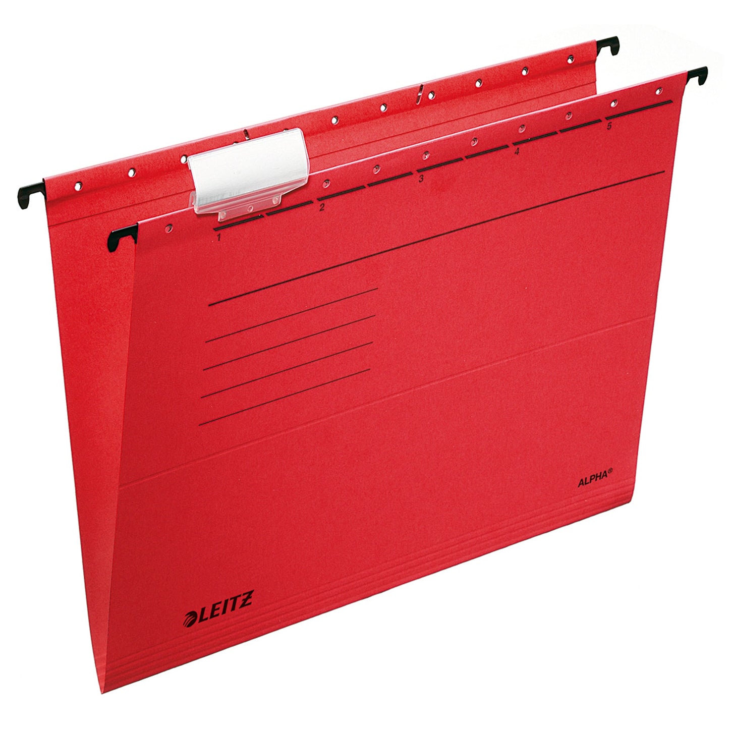 Leitz Hängemappe ALPHA® DIN A4 275g/m² Pendareckarton, recycelt rot 25 St./Pack.