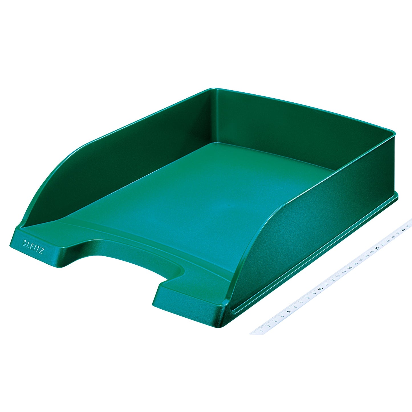Leitz Briefablage Standard Plus DIN A4 Polystyrol Farbe: grün