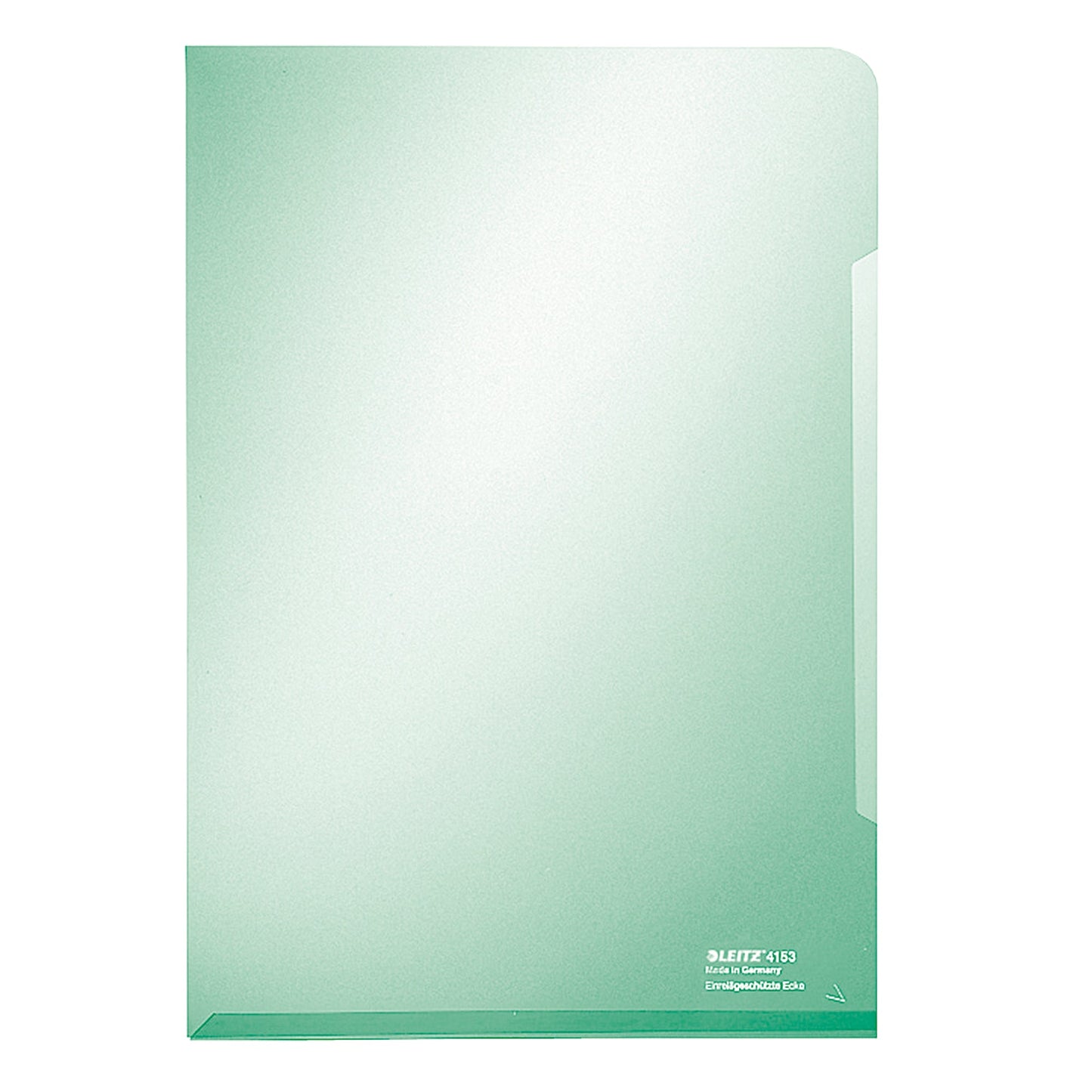 Leitz Sichthülle Super Premium DIN A4 150µm oben, rechts offen dokumentenecht PVC-Hartfolie grün matt 100 St./Pack.