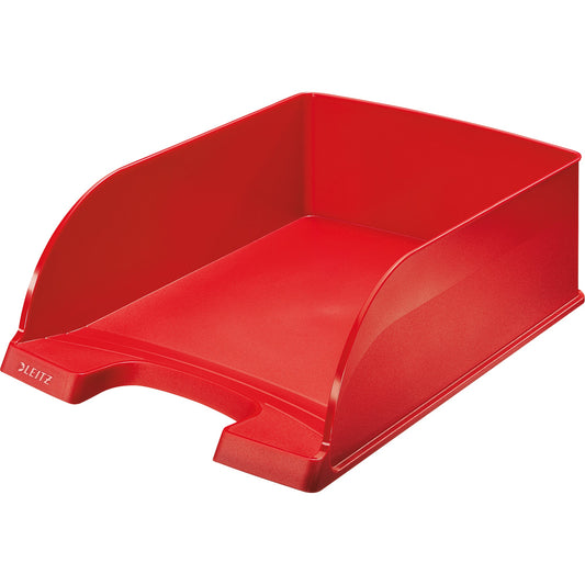 Leitz Briefablage Jumbo Plus DIN A4 Polystyrol Farbe: rot