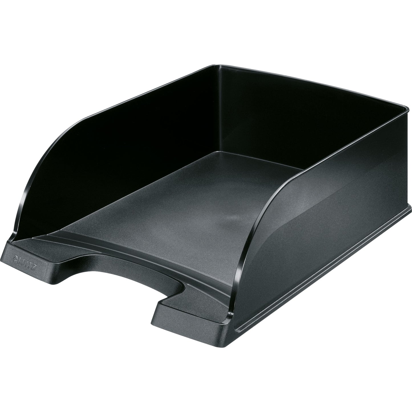 Leitz Briefablage Jumbo Plus DIN A4 Polystyrol Farbe: schwarz