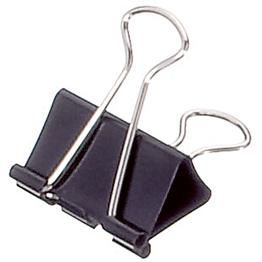 Soennecken Foldbackklemmer 32mm 14mm Federstahl schwarz 12 St./Pack.
