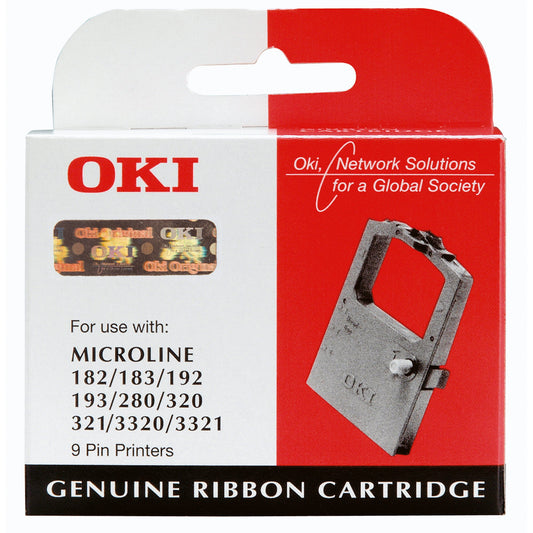 OKI Druckerfarbband 9002303 ca. 3 Mio. Zeichen Nylon schwarz