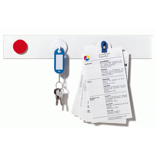 FRANKEN Magnetleiste 5 x 100 cm (B x L) weiß 10 St./Pack.