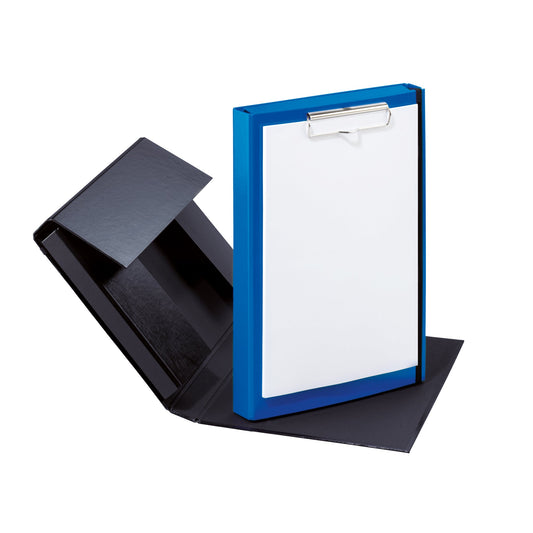 PAGNA Klemmbrett Duobox 24,5 x 33,5 x 3,5 cm (B x H x T) DIN A4 Pappe, laminiert schwarz