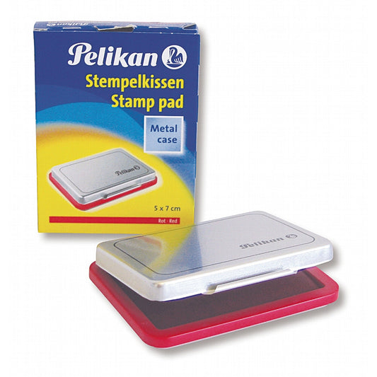 Pelikan Stempelkissen 3 Gummistempel, Polymerstempel 70 x 50 mm (B x H) rot