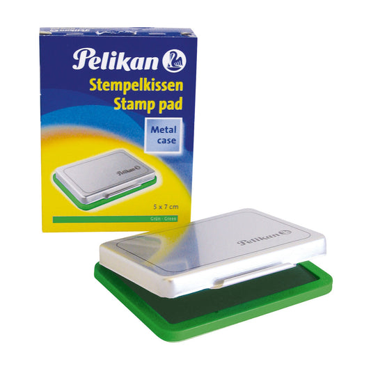 Pelikan Stempelkissen 3 Gummistempel, Polymerstempel 70 x 50 mm (B x H) grün