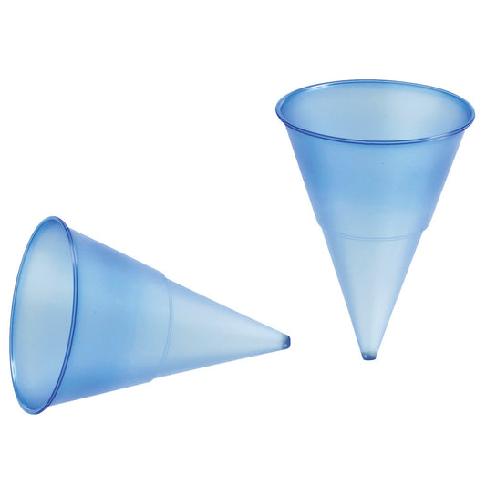 PAPSTAR Spitzbecher Einweg 115ml Polypropylen blau 1.000 St./Pack.