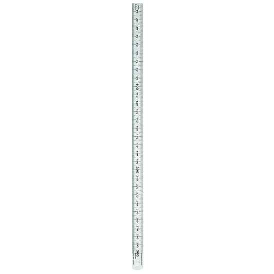 RUMOLD Lineal 50cm Edelstahl silber