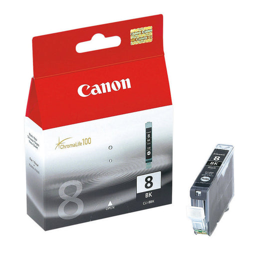 Canon Tintenpatrone Originalzubehör CLI-8BK ca. 2.795 Seiten schwarz 13ml