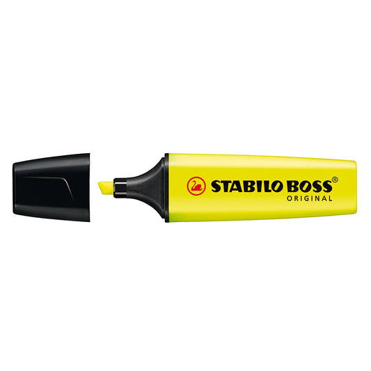 STABILO® Textmarker BOSS® ORIGINAL 2-5mm gelb Keilspitze