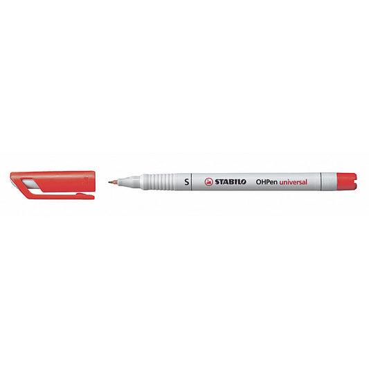STABILO® Folienstift OHPen universal 0,4mm rot nicht dokumentenecht