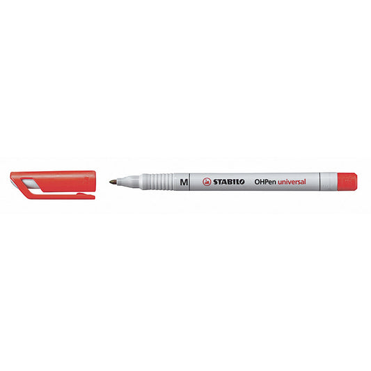 STABILO® Folienstift OHPen universal 1mm rot nicht dokumentenecht