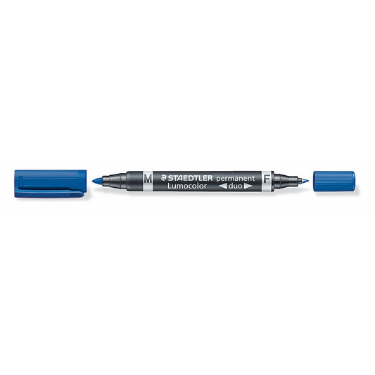 STAEDTLER® Permanentmarker Lumocolor® Duo 348 0,6 und 1,5mm blau