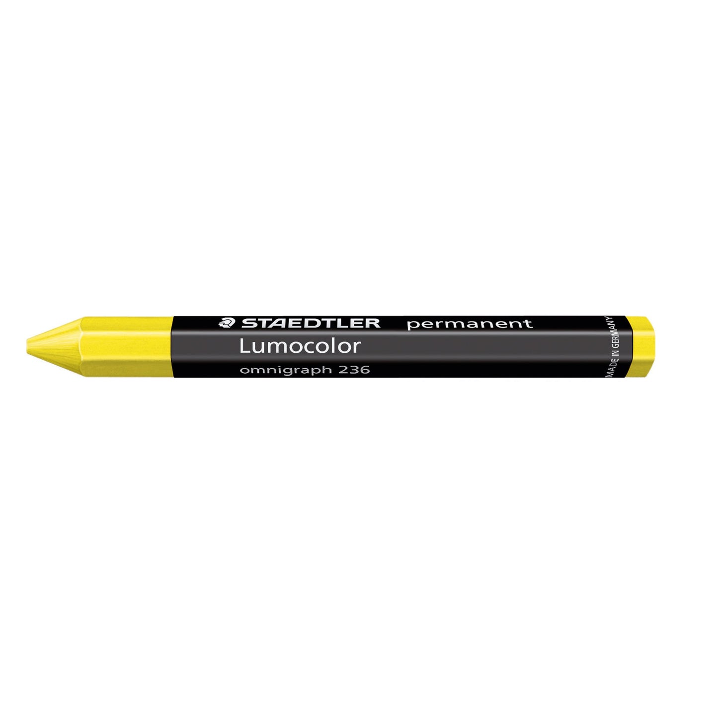 STAEDTLER® Signierkreide Lumocolor® permanent omnigraph mit Papierhülle gelb