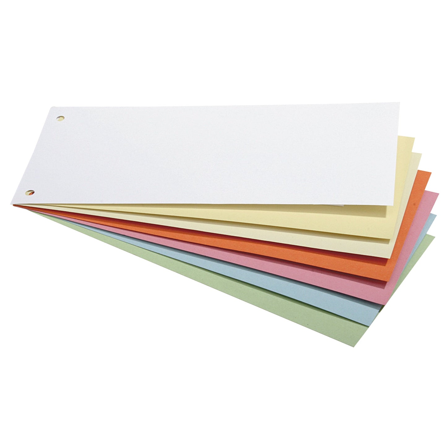 Soennecken Trennstreifen oeco 24 x 10,5 cm (B x H) 190g/m² Recyclingkarton orange 100 St./Pack.