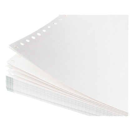 Soennecken Computerpapier DIN A4 blanko 60g/m² elementar chlorfrei gebleicht, holzfrei Längsperforation weiß 2.000 Bl./Pack.