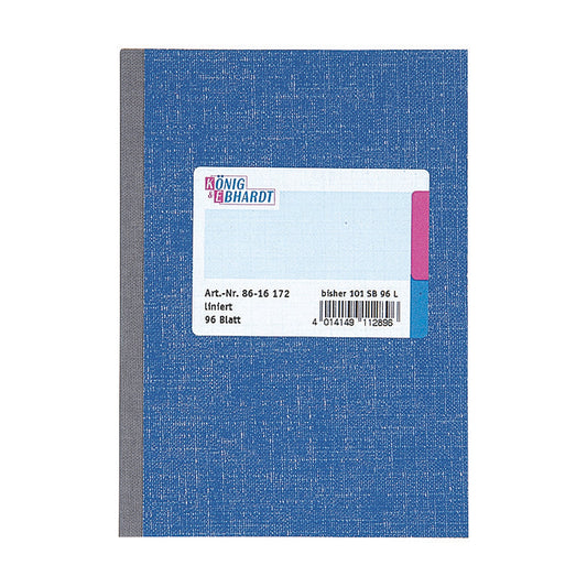 König & Ebhardt Kladde DIN A5 liniert blau 96 Bl.