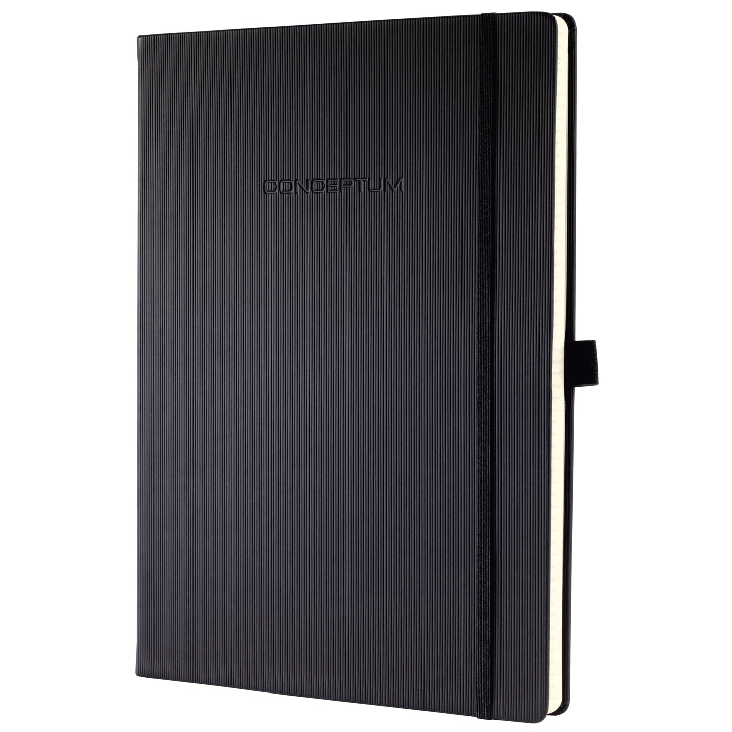 SIGEL Notizbuch Conceptum ca. DIN A4 blanko schwarz 97 Bl.