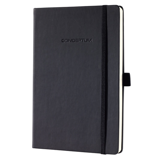 SIGEL Notizbuch Conceptum ca. DIN A5 blanko schwarz 97 Bl.