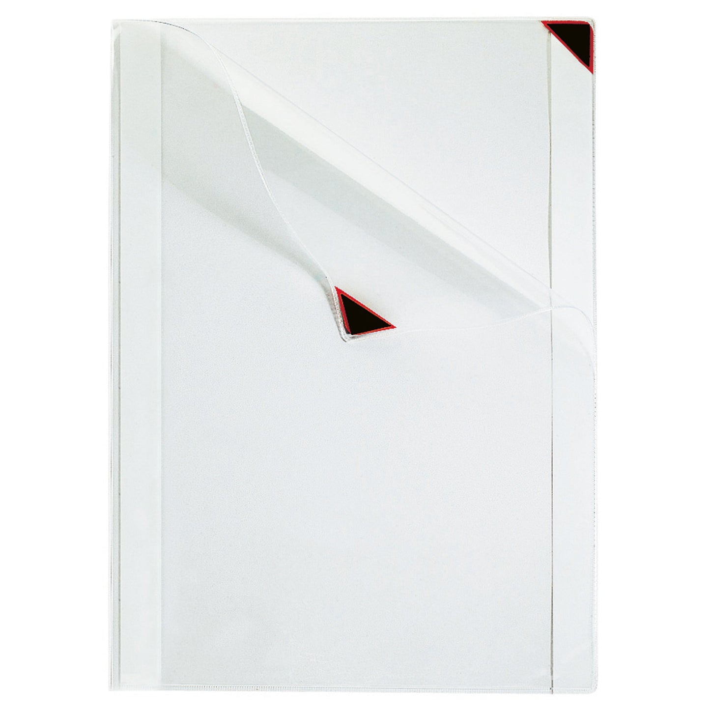 DJOIS Sichttafelhülle Tarifold Kang Easy Clic DIN A4 PVC transparent rot 5 St./Pack.