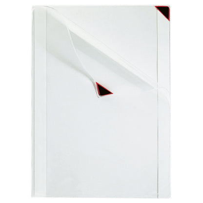 DJOIS Sichttafelhülle Tarifold Kang Easy Clic DIN A4 PVC transparent rot 5 St./Pack.