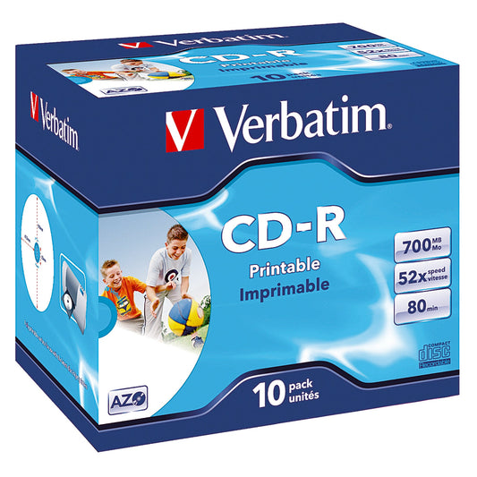 Verbatim CD-R 80min 700Mbyte 52x 10 St./Pack.