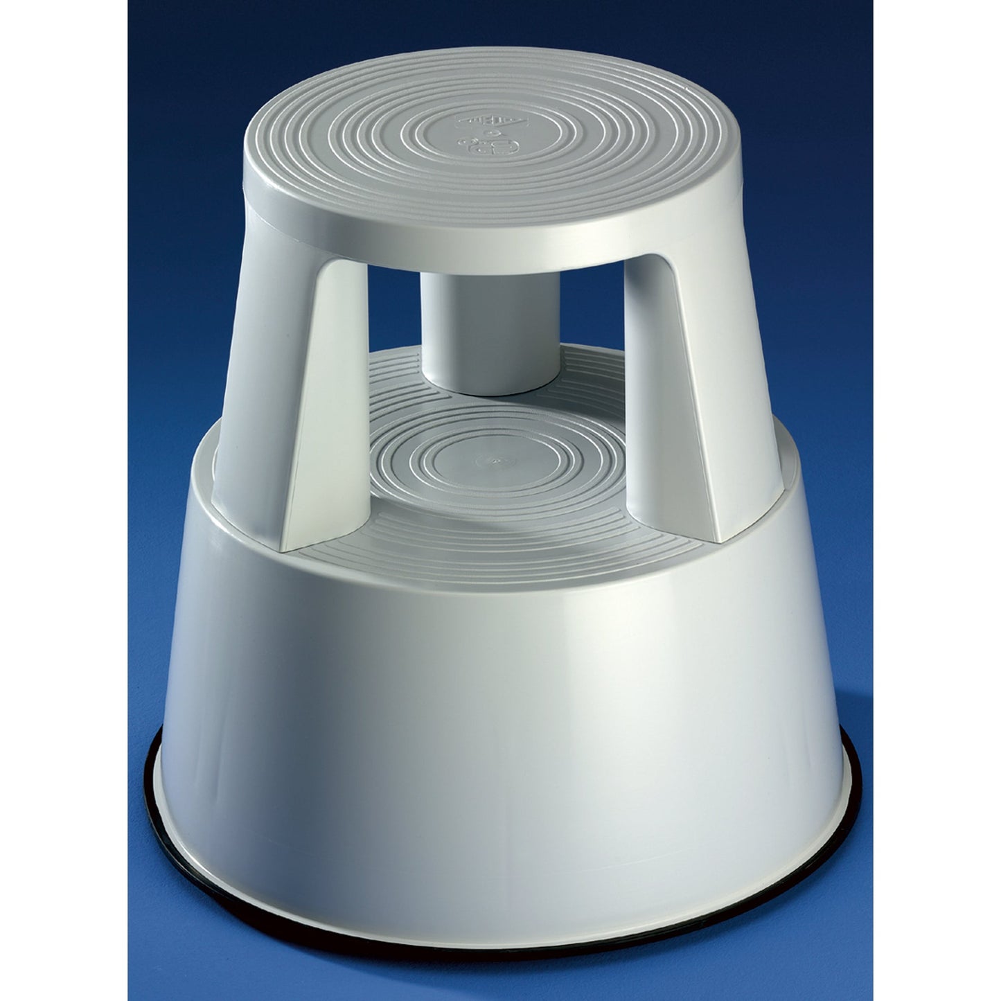 Soennecken Rollhocker 29cm Kunststoff grau