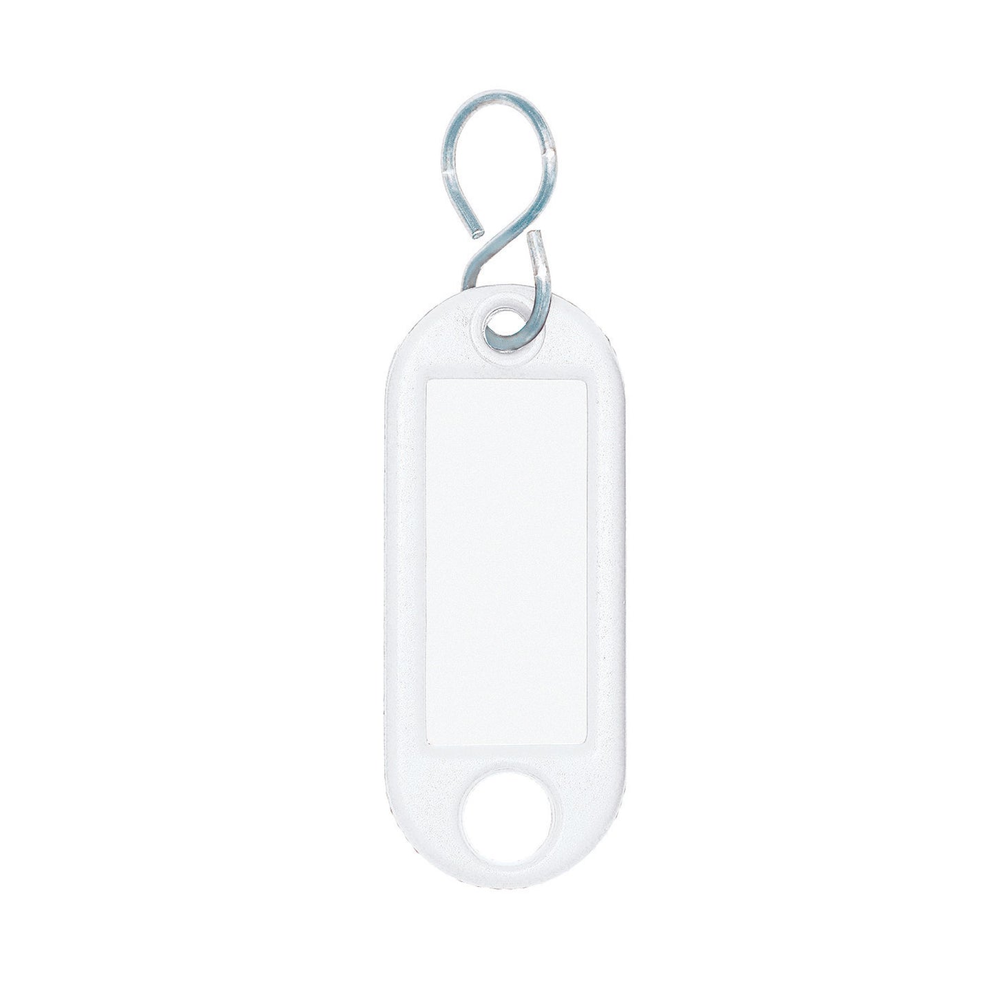 WEDO® Schlüsselanhänger 52 x 21 x 3 mm (B x H x T) S-Haken Kunststoff weiß 100 St./Pack.
