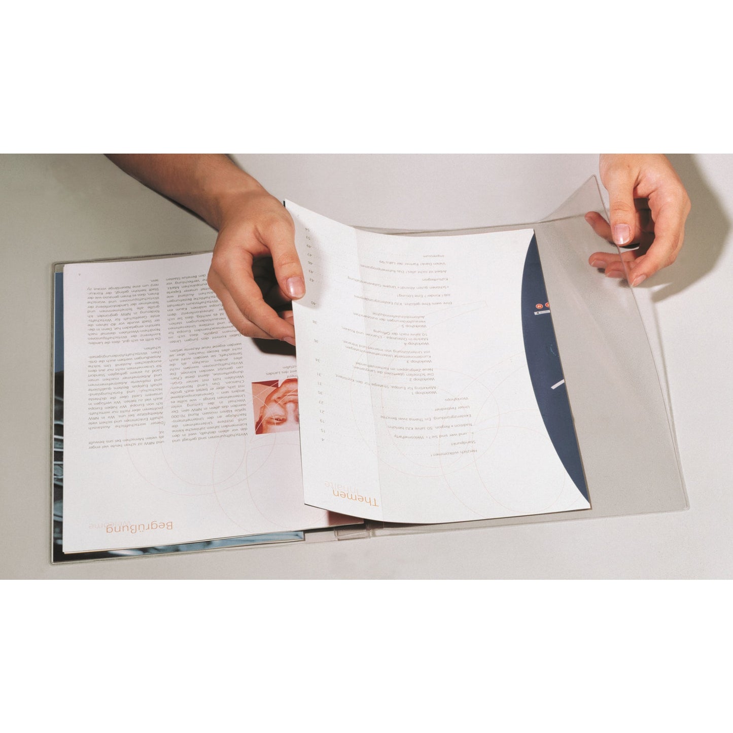 DURABLE Schnellhefter DIN A4 PVC transparent