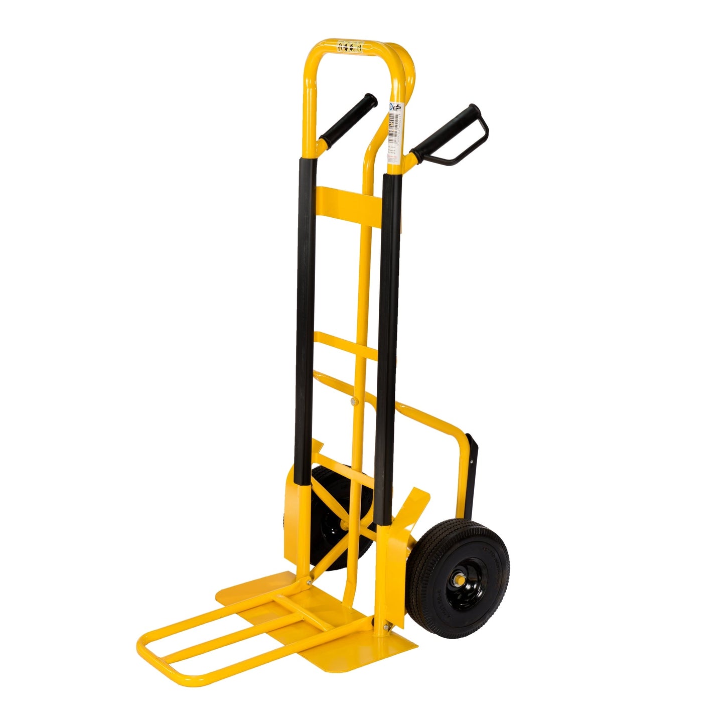 pro-bau-tec Sackkarre Extension 54,5 x 128 x 48,5 cm (B x H x L) 250/150kg Stahl, pulverbeschichtet gelb/schwarz