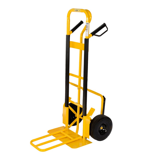 pro-bau-tec Sackkarre Extension 54,5 x 128 x 48,5 cm (B x H x L) 250/150kg Stahl, pulverbeschichtet gelb/schwarz