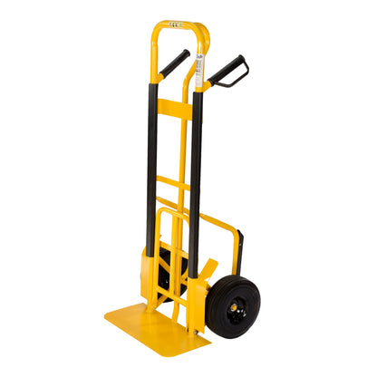 pro-bau-tec Sackkarre Extension 54,5 x 128 x 48,5 cm (B x H x L) 250/150kg Stahl, pulverbeschichtet gelb/schwarz