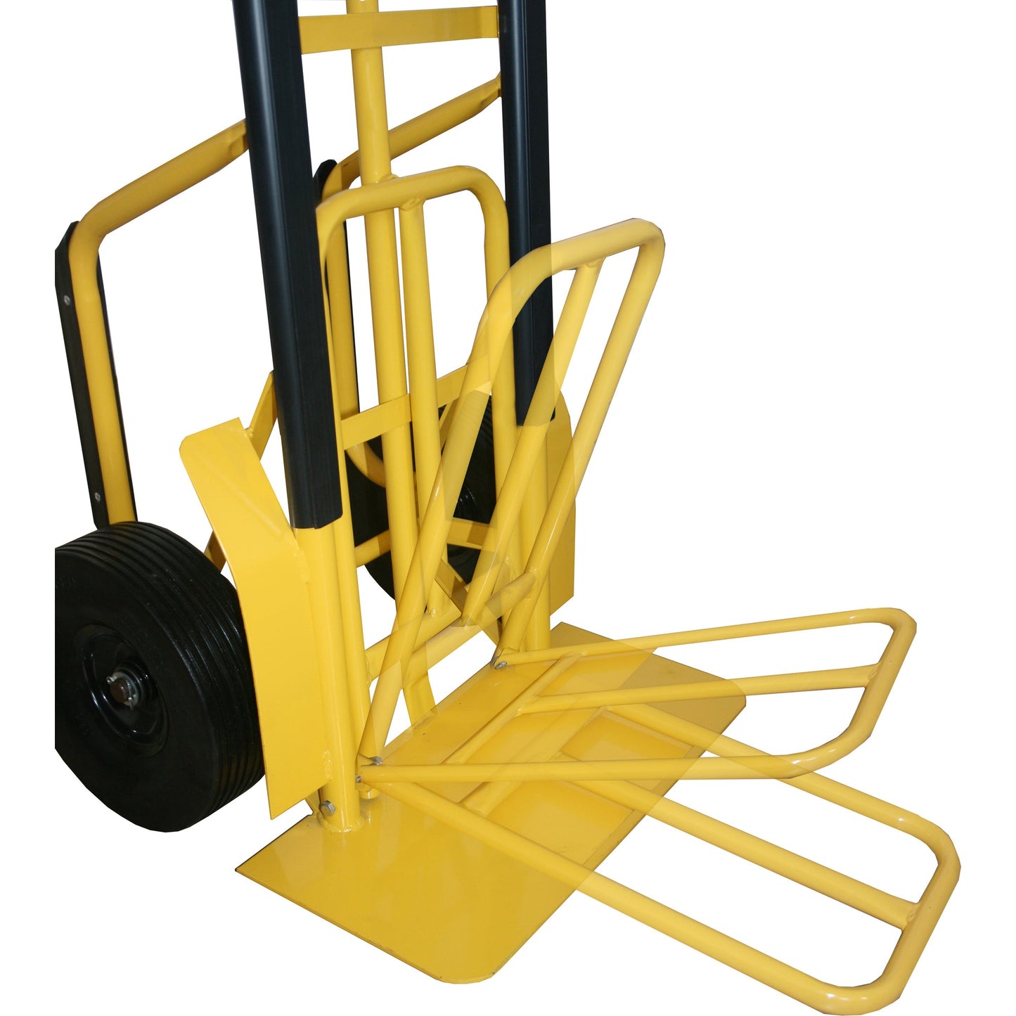 pro-bau-tec Sackkarre Extension 54,5 x 128 x 48,5 cm (B x H x L) 250/150kg Stahl, pulverbeschichtet gelb/schwarz
