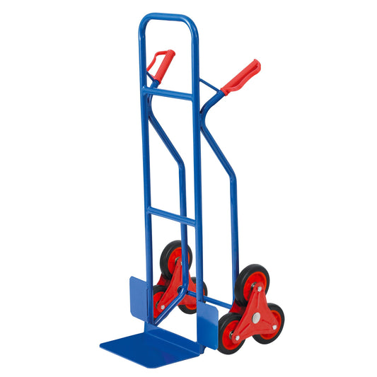pro-bau-tec Sackkarre Treppensteiger 54 x 118,5 x 56 cm (B x H x L) 150kg Stahl, pulverbeschichtet blau