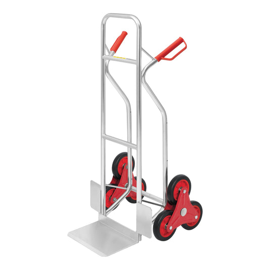pro-bau-tec Sackkarre Treppensteiger 50 x 118 x 58 cm (B x H x L) 150kg Aluminium silber