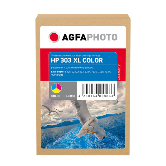 AgfaPhoto Tintenpatrone kein Originalzubehör Kompatibel mit: HP 303XL ca. 415 Seiten mehrfarbig 10ml