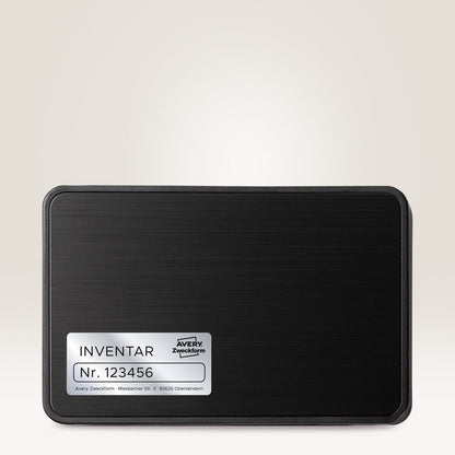 Avery Zweckform Typenschildetikett 210 x 297 mm (B x H) silber 20 Etik./Pack.