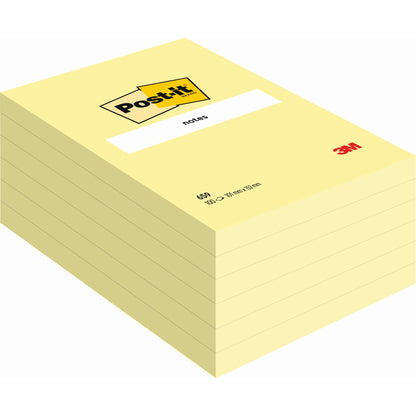 Post-it® Haftnotiz Notes 102 x 152 mm (B x H) gelb 100 Bl.