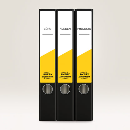 Avery Zweckform Ordnerrückenetikett ultragrip schmal/kurz 38 x 192 mm (B x H) selbstklebend ohne Griffloch weiß 700 Etik./Pack.