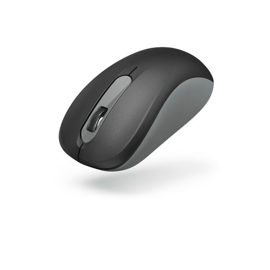 Hama Optische PC Maus AMW-200 Links- und Rechtshänder nicht ergonomisch USB-A 10m Batterie inkl. USB-Empfänger anthrazit/schwarz