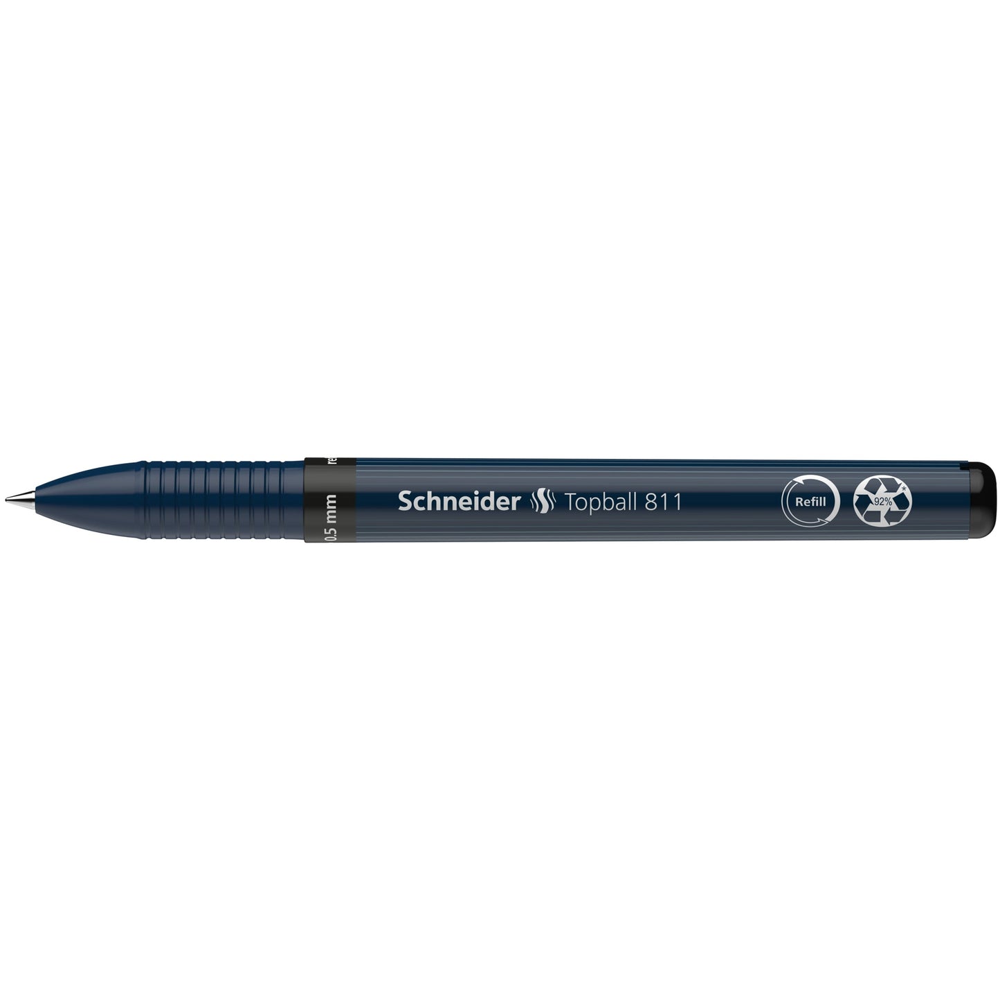 Schneider Tintenroller Topball 811 0,5mm schwarz Rundspitze nicht dokumentenecht